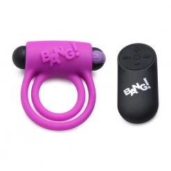 Boyzshop New Items Remote Control 28X Vibrating Cock Ring And Bullet