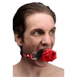 Boyzshop Silicone Ball Gag With Rose New Items