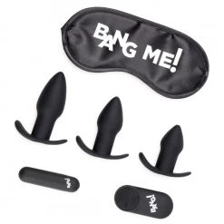 Boyzshop New Items Backdoor Adventure Remote Control 3 Piece Butt Plug Vibe Kit