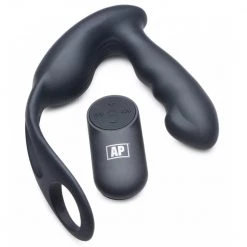 Boyzshop New Items 7X P-Strap Milking And Vibrating Prostate Stimulator With Cock And Ball Harness