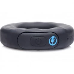 Boyzshop E-Stim Pro Silicone Vibrating Cock Ring With Remote Control