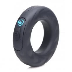 Boyzshop E-Stim Pro Silicone Vibrating Cock Ring With Remote Control