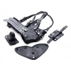 Boyzshop New Items Leather Head Harness With Removeable Gag