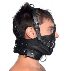 Boyzshop New Items Leather Head Harness With Removeable Gag