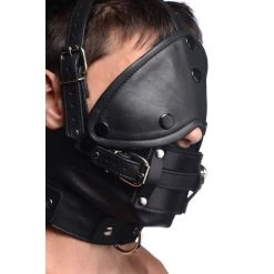 Boyzshop New Items Leather Head Harness With Removeable Gag