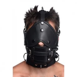 Boyzshop New Items Leather Head Harness With Removeable Gag