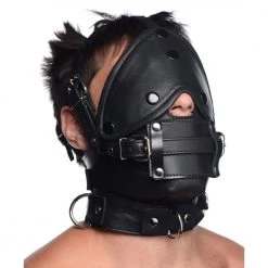 Boyzshop New Items Leather Head Harness With Removeable Gag
