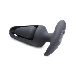 Boyzshop New Items 7X Vibrating Hollow Silicone Anal Plug