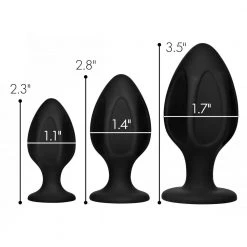 Boyzshop Triple Juicers Silicone Anal Trainer Set New Items