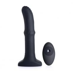 Boyzshop Sliding Shaft Silicone Anal Vibrating Plug