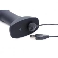 Boyzshop Sliding Shaft Silicone Anal Vibrating Plug