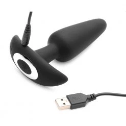 Boyzshop New Items Voice Activated 10X Silicone Vibrating Slim Butt Plug With Remote Control