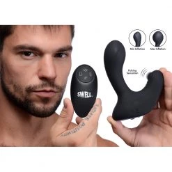 Boyzshop 10X Inflatable And Tapping Silicone Prostate Vibrator