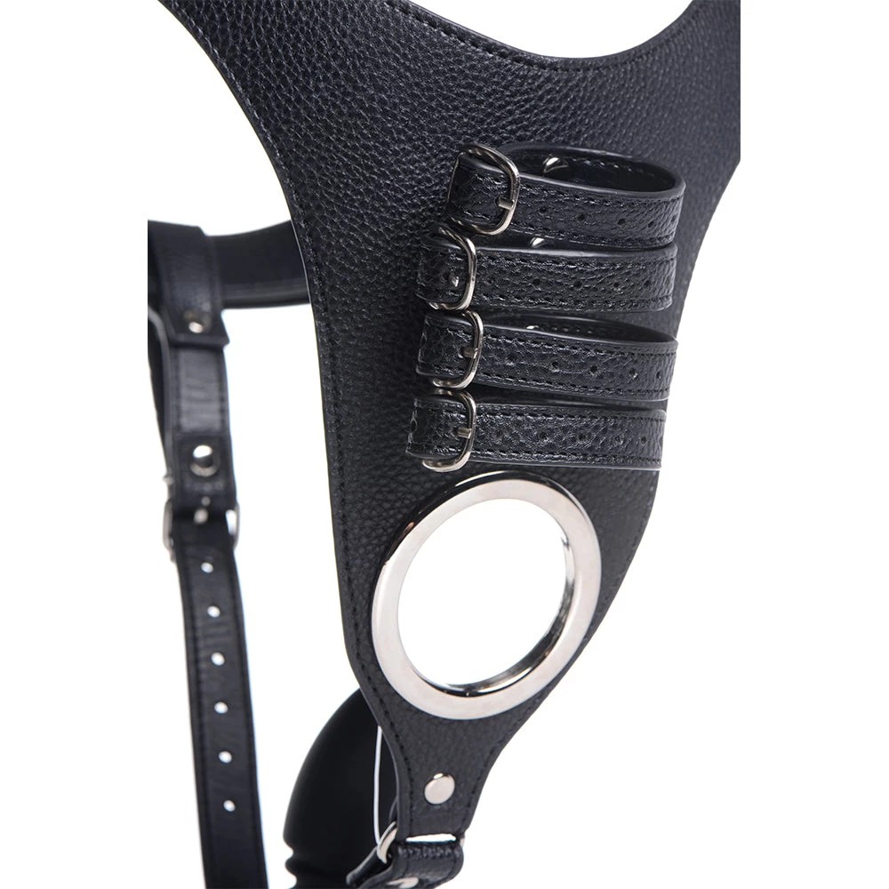 Boyzshop Male Chastity Harness With Silicone Anal Plug New Items 9 Boyzshop Male Chastity Harness With Silicone Anal Plug New Items