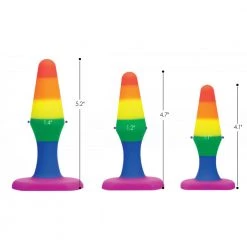 Boyzshop Rainbow Ready Silicone Anal Set