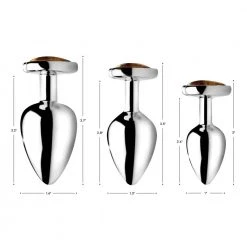 Boyzshop New Items Authentic Tigers Eye Gemstone Heart Anal Plug 7 Boyzshop New Items Authentic Tigers Eye Gemstone Heart Anal Plug