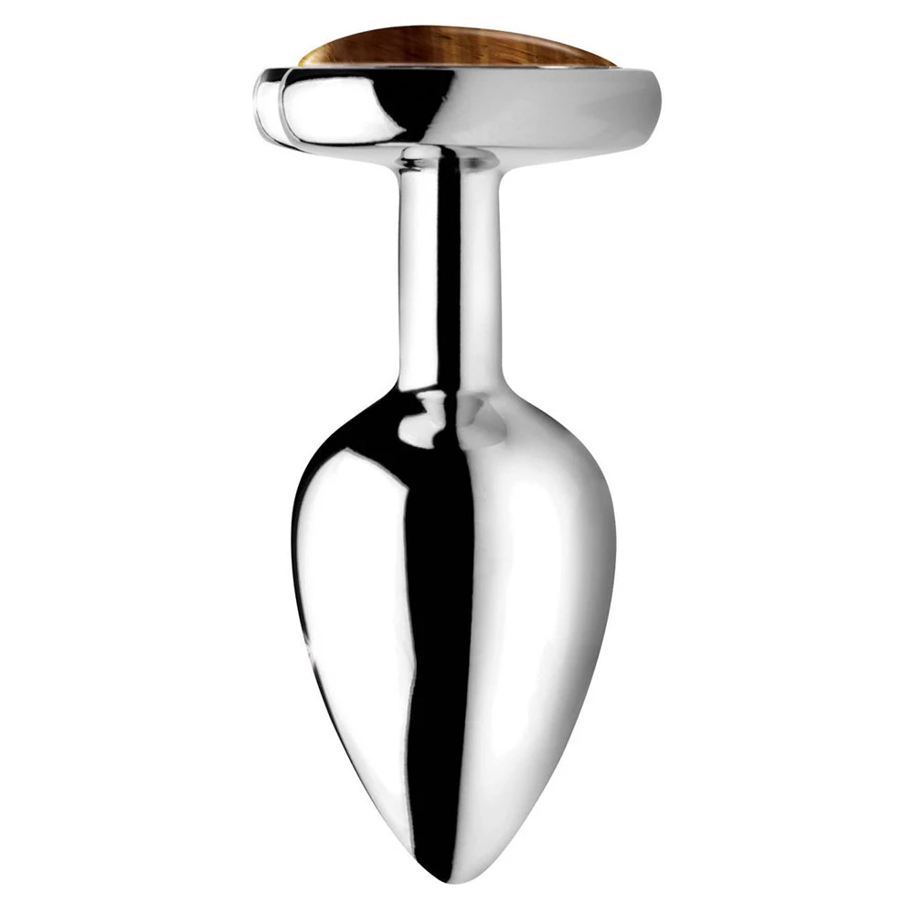 Boyzshop New Items Authentic Tigers Eye Gemstone Heart Anal Plug 5 Boyzshop New Items Authentic Tigers Eye Gemstone Heart Anal Plug