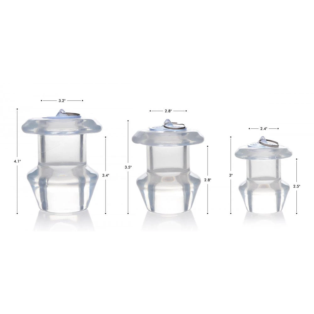 Boyzshop Ass Bung Clear Hollow Anal Dilator With Plug 2 Boyzshop Ass Bung Clear Hollow Anal Dilator With Plug