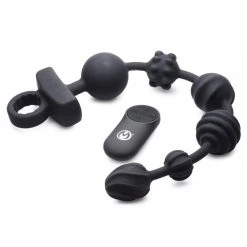 Boyzshop 21X Dark Rattler Vibrating Silicone Anal Beads With Remote New Items 7 Boyzshop 21X Dark Rattler Vibrating Silicone Anal Beads With Remote New Items