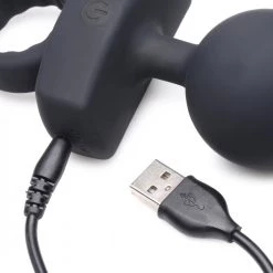 Boyzshop 21X Dark Rattler Vibrating Silicone Anal Beads With Remote New Items 9 Boyzshop 21X Dark Rattler Vibrating Silicone Anal Beads With Remote New Items