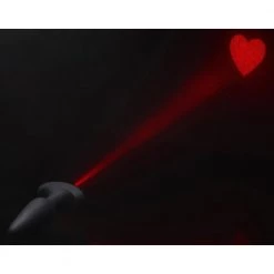 Boyzshop New Items 28X Laser Heart Silicone Anal Plug With Remote