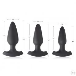 Boyzshop New Items 28X Laser Heart Silicone Anal Plug With Remote