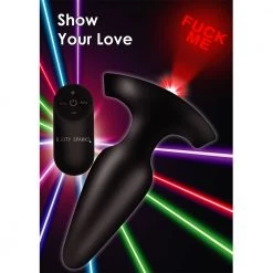 Boyzshop 28X Laser Fuck Me Silicone Anal Plug With Remote Control