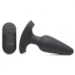 Boyzshop New Items 28X Laser Heart Silicone Anal Plug With Remote