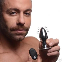 Boyzshop Chrome Blast 7X Rechargeable Butt Plug With Remote Control