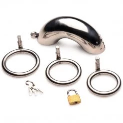 Boyzshop Forged Captor Locking Stainless Steel Chasity Cage New Items