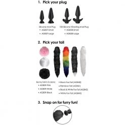 Boyzshop New Items Large Vibrating Anal Plug With Interchangeable Fox Tail 12 Boyzshop New Items Large Vibrating Anal Plug With Interchangeable Fox Tail