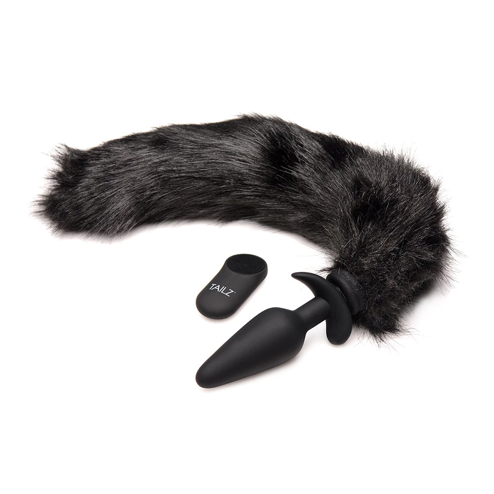 Boyzshop New Items Large Vibrating Anal Plug With Interchangeable Fox Tail 2 Boyzshop New Items Large Vibrating Anal Plug With Interchangeable Fox Tail