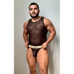Boyzshop Black Sheer Adam4Adam Thong Clothing