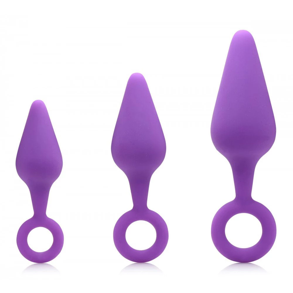 Boyzshop New Items Rump Ringers 3 Piece Silicone Anal Plug Set 1 Boyzshop New Items Rump Ringers 3 Piece Silicone Anal Plug Set