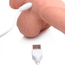 Boyzshop New Items Thrusting And Vibrating 8 Inch Dildo