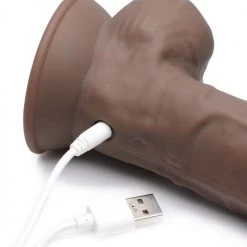 Boyzshop 8 Inch Silexpan Hypoallergenic Silicone Vibrating Dildo New Items