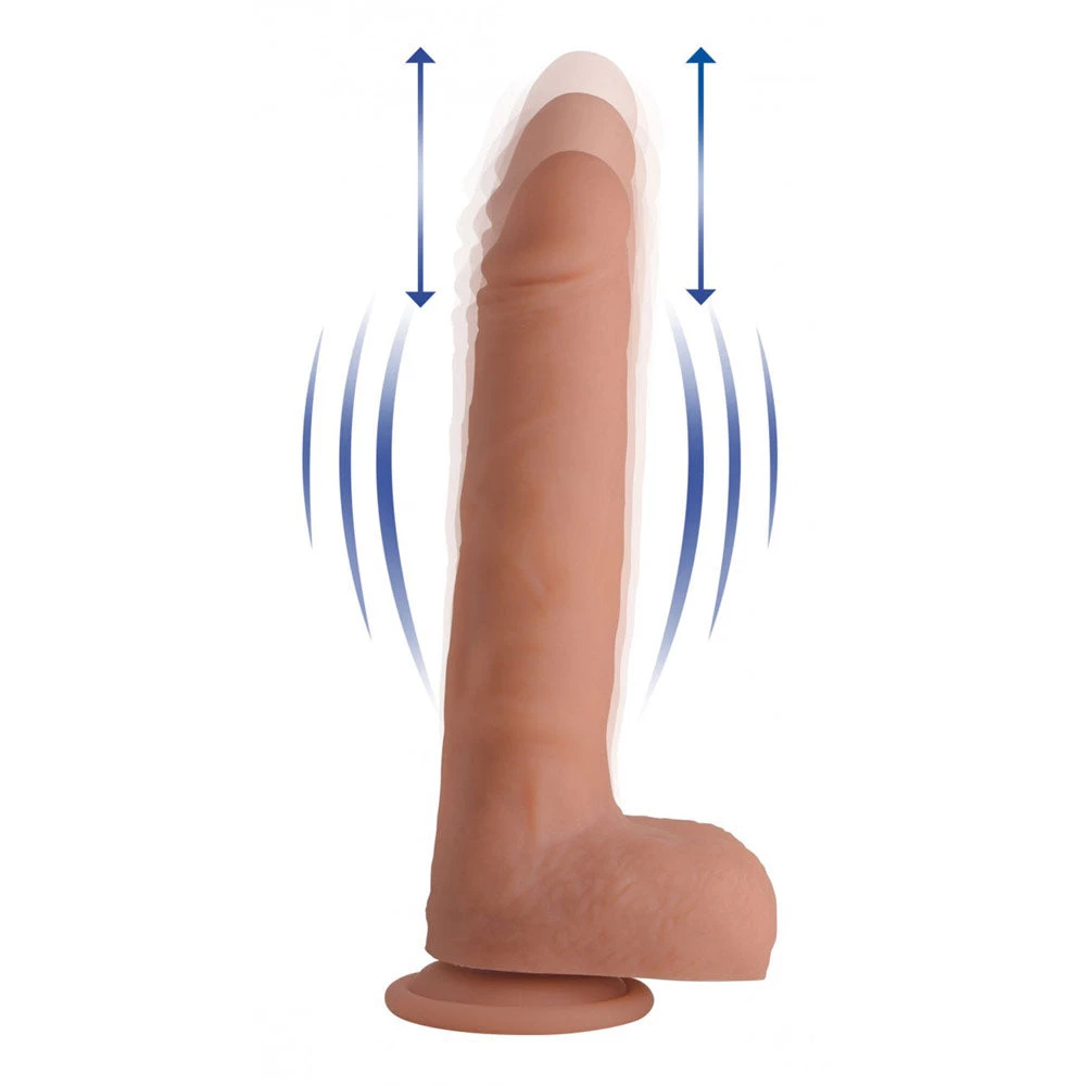 Boyzshop Vibrating & Thrusting Remote Control Silicone Dildo New Items 1 Boyzshop Vibrating & Thrusting Remote Control Silicone Dildo New Items