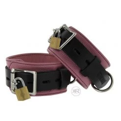 Vendor-unknown New Items Strict Leather Deluxe Black/Pink Locking Restraints