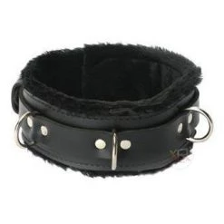 Vendor-unknown Strict Leather Premium Fur Lined Locking Collar New Items