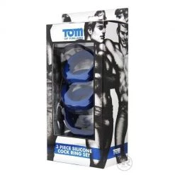 Vendor-unknown New Items Tom Of Finland 3 Piece Silicone Cock Ring Set